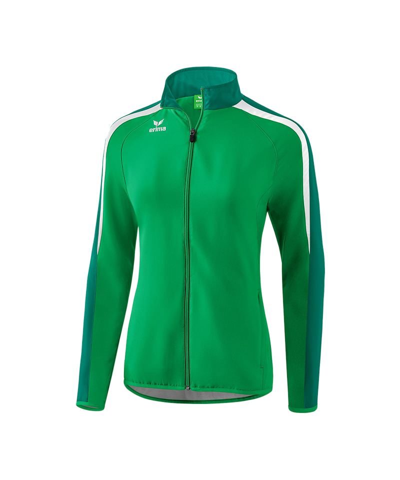 Erima Liga 2.0 Präsentationsjacke Damen Grün Weiss