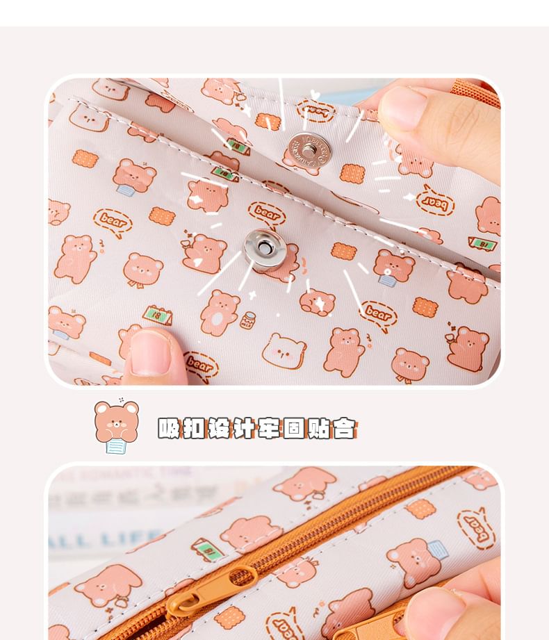 School Time - Dieren stoffen etui (verschillende ontwerpen)