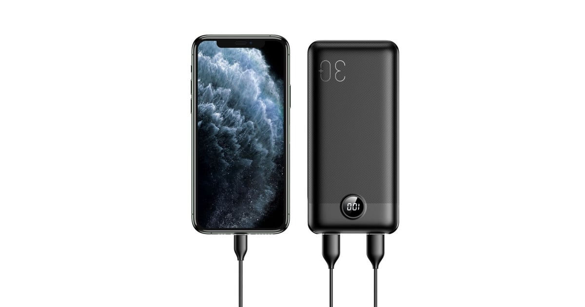 VEGERL30 powerbank 30.000 mAh  (Zwart)