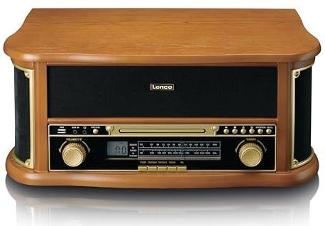 Lenco - TCD-2551WD - Platenspeler - Hout - Retro Ontwerp