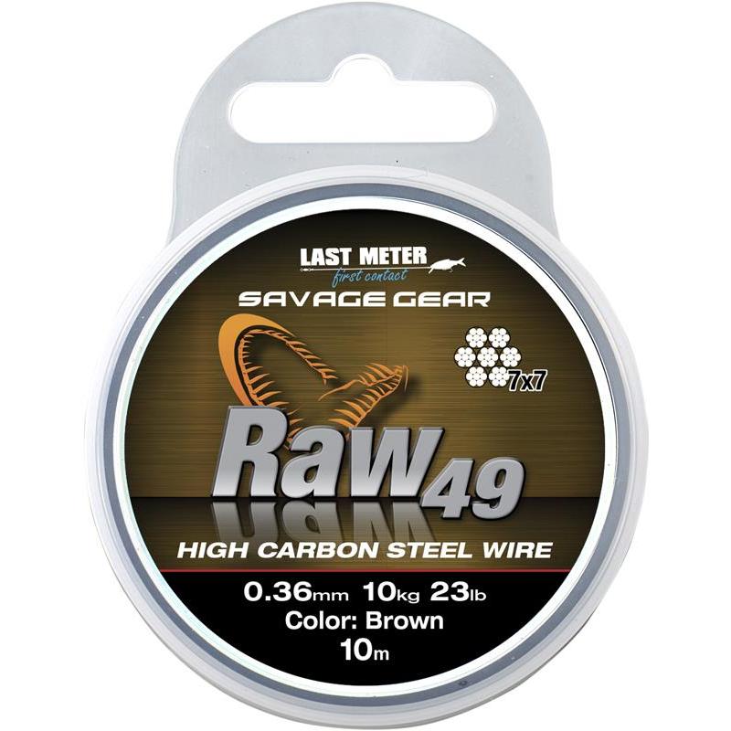 Tresse Savage Gear Raw 49 - 10M