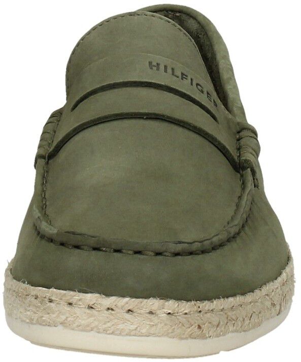 Tommy Hilfiger Jute Nubuck Mocassin groen