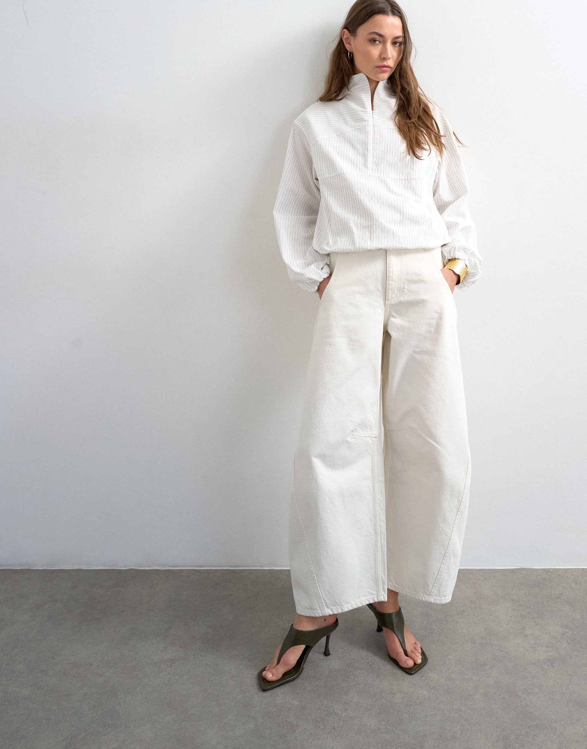 TSTILDA Mid rise Barrel fit Jeans