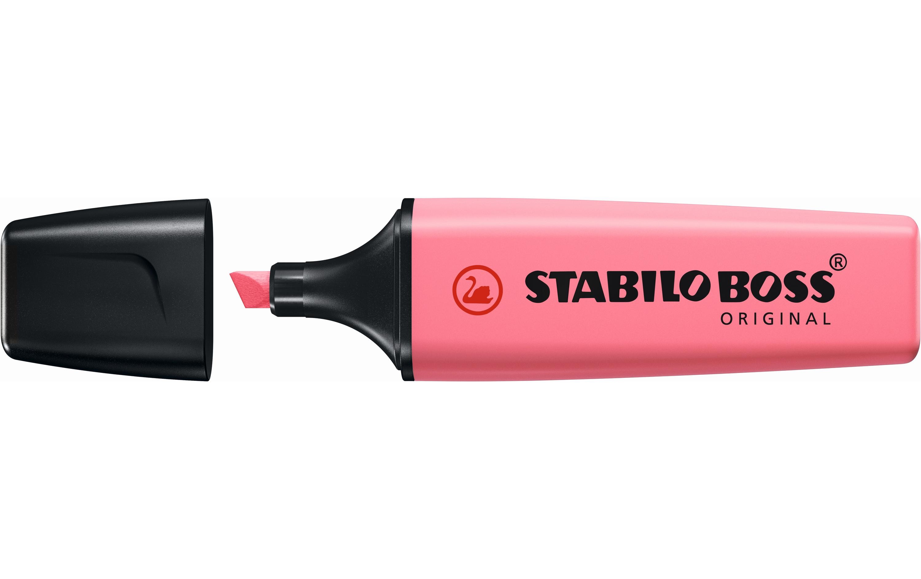 Textmarker Boss Original Kirschrot, 10 StückTextmarker, 10er-Karton, Kirsche