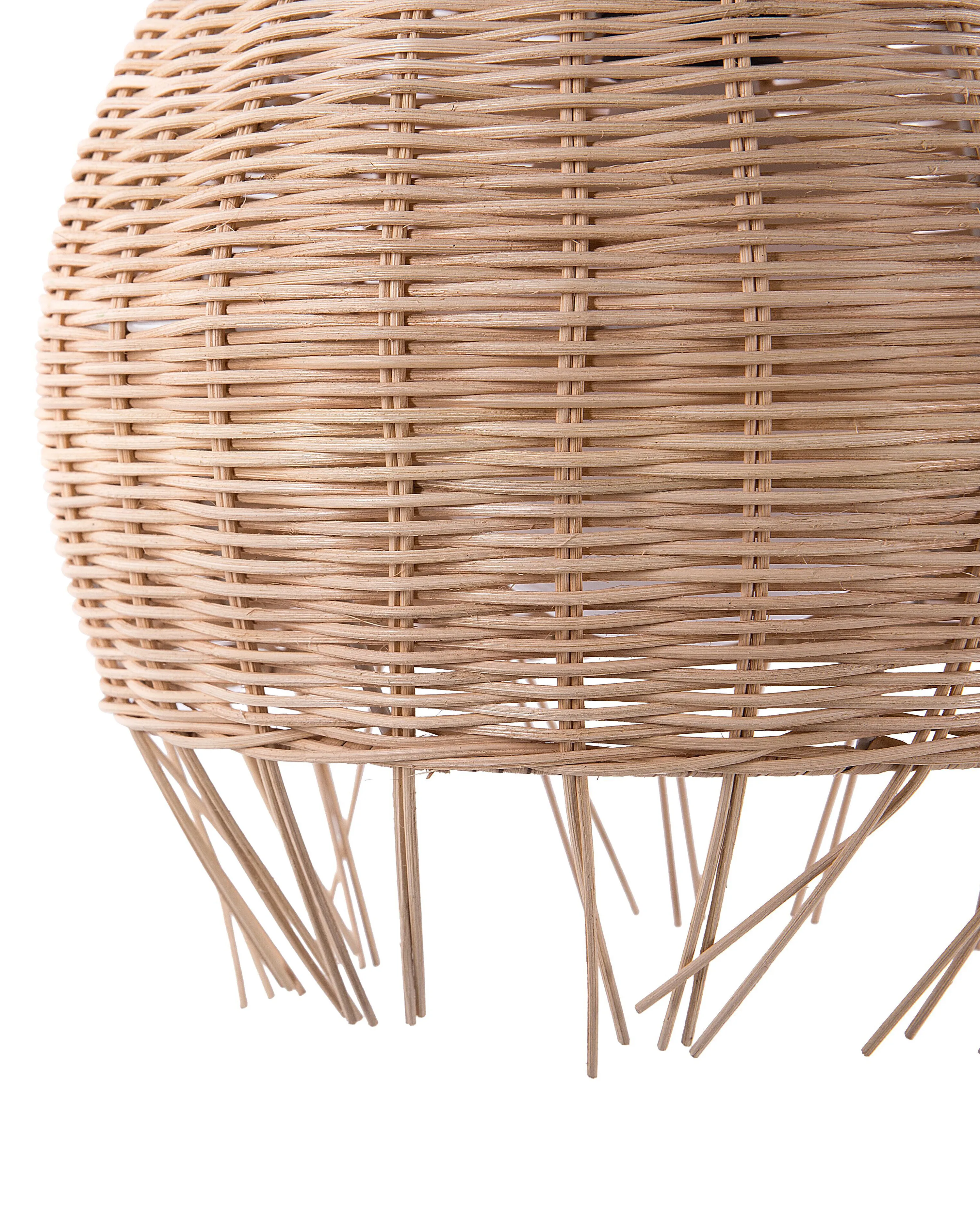 Hanglamp DRINO Rotan Lichtbruin