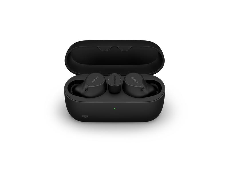 Jabra Headset Evolve2 Buds MS USB-C Professionelle Anrufe unterwegs: Kompakte In-Ear-Bluetooth-Kopfhörer entwickelt für hybrides Arbeiten
