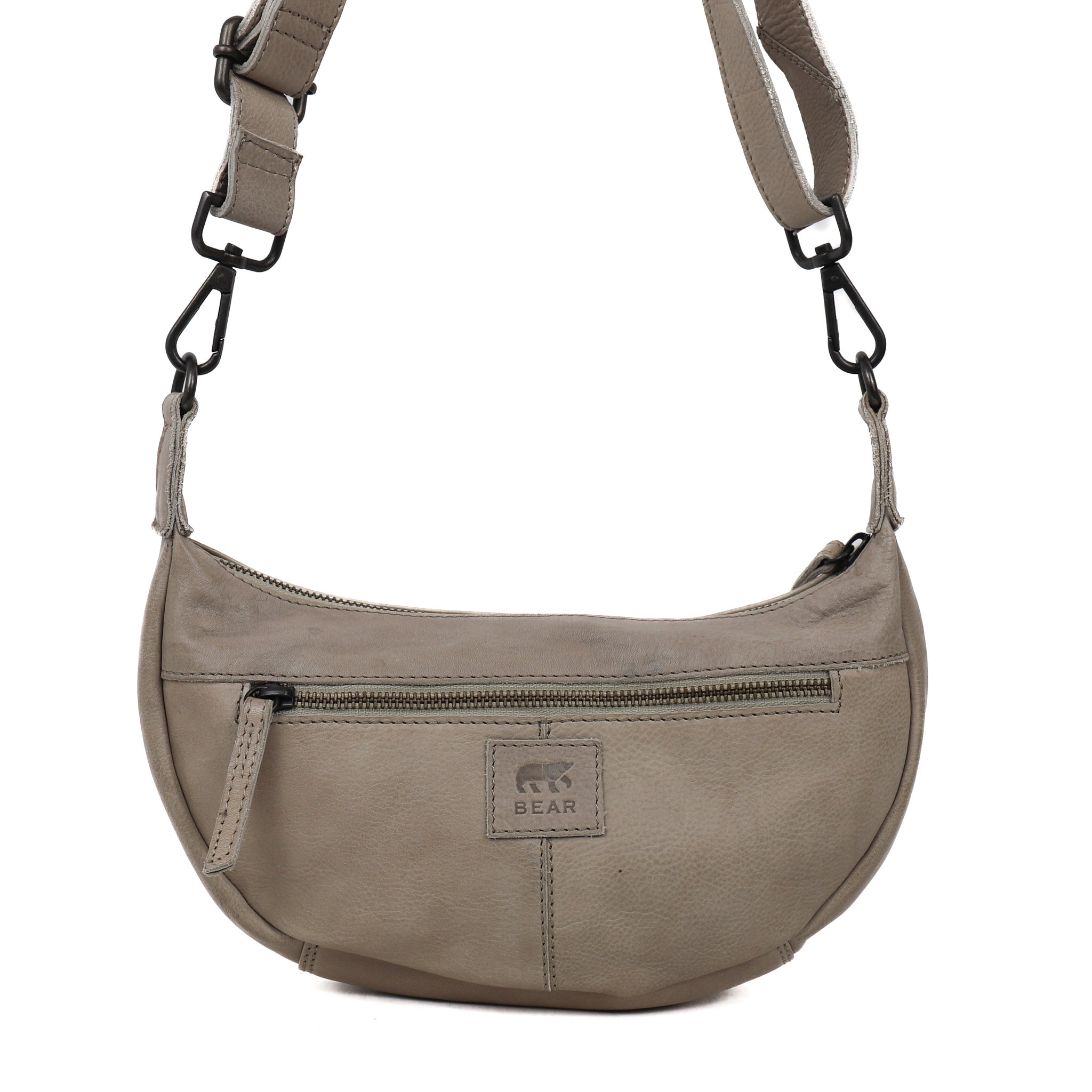 Crossbody tasje 'Clara' silver mink Silver mink