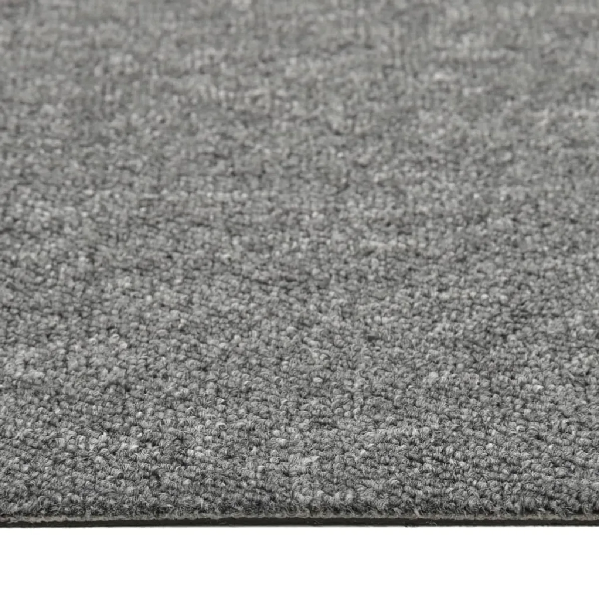 vidaXL Dalles de tapis 5 m² - Gris
