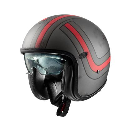 Casque Premier VINTAGE PLATINUM EX BM - Gris / Rouge