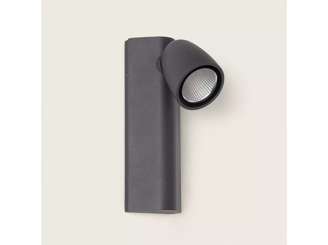 Applique Murale Extérieure LED 6W Aluminium Abel Gris foncé