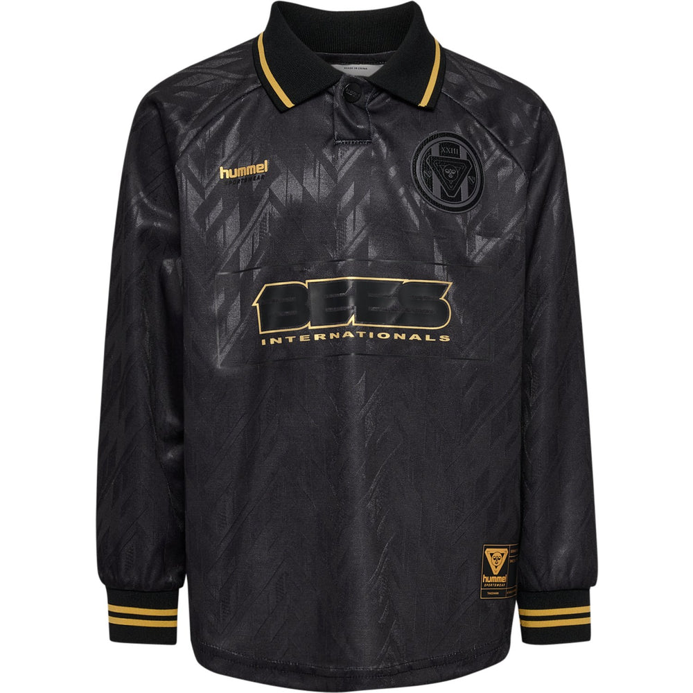 Køb Hummel Black Jr Loose Bay Soccer Jersey L/S