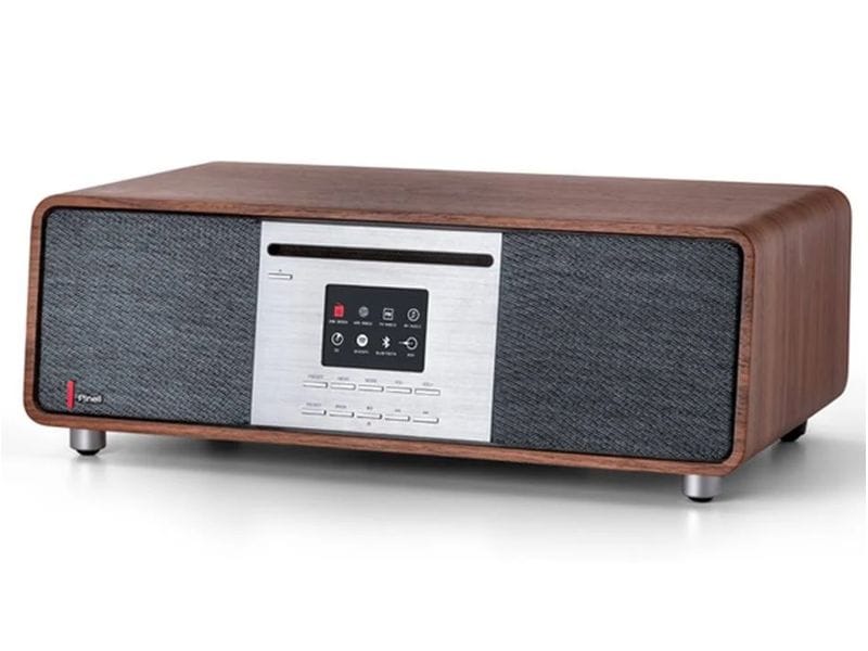 Pinell Micro-HiFi Anlage Supersound 701 Braun Kompaktes All-in-One‑HiFi‑System