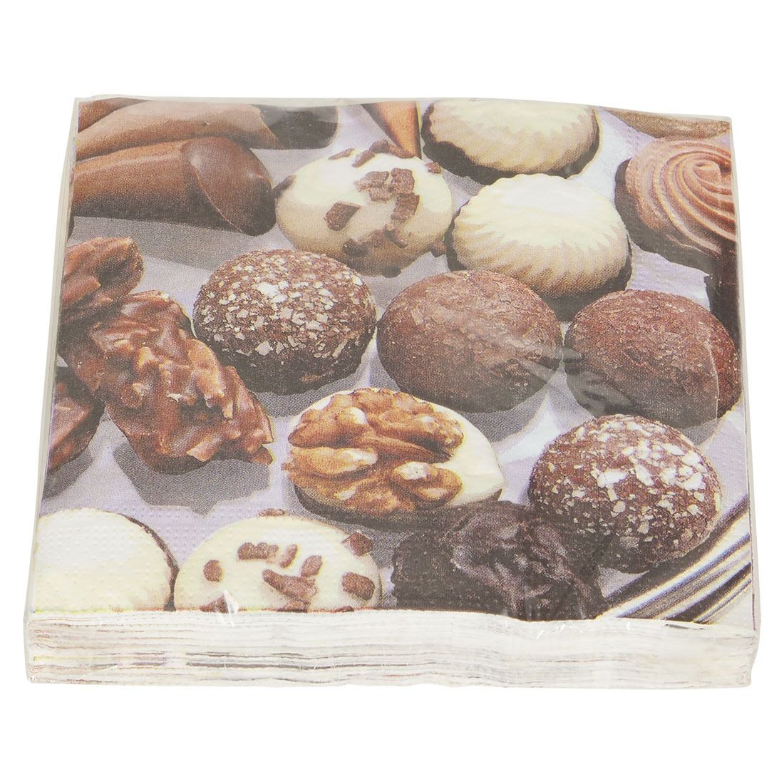 Serviett chocolate 20pk