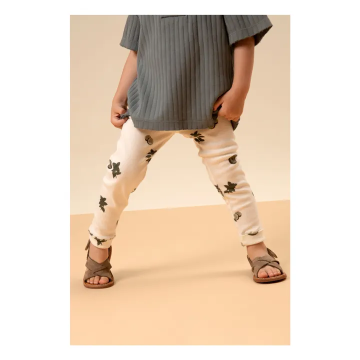 Studio Bohème Legging Rom Pom Fraîcheur | Ecru