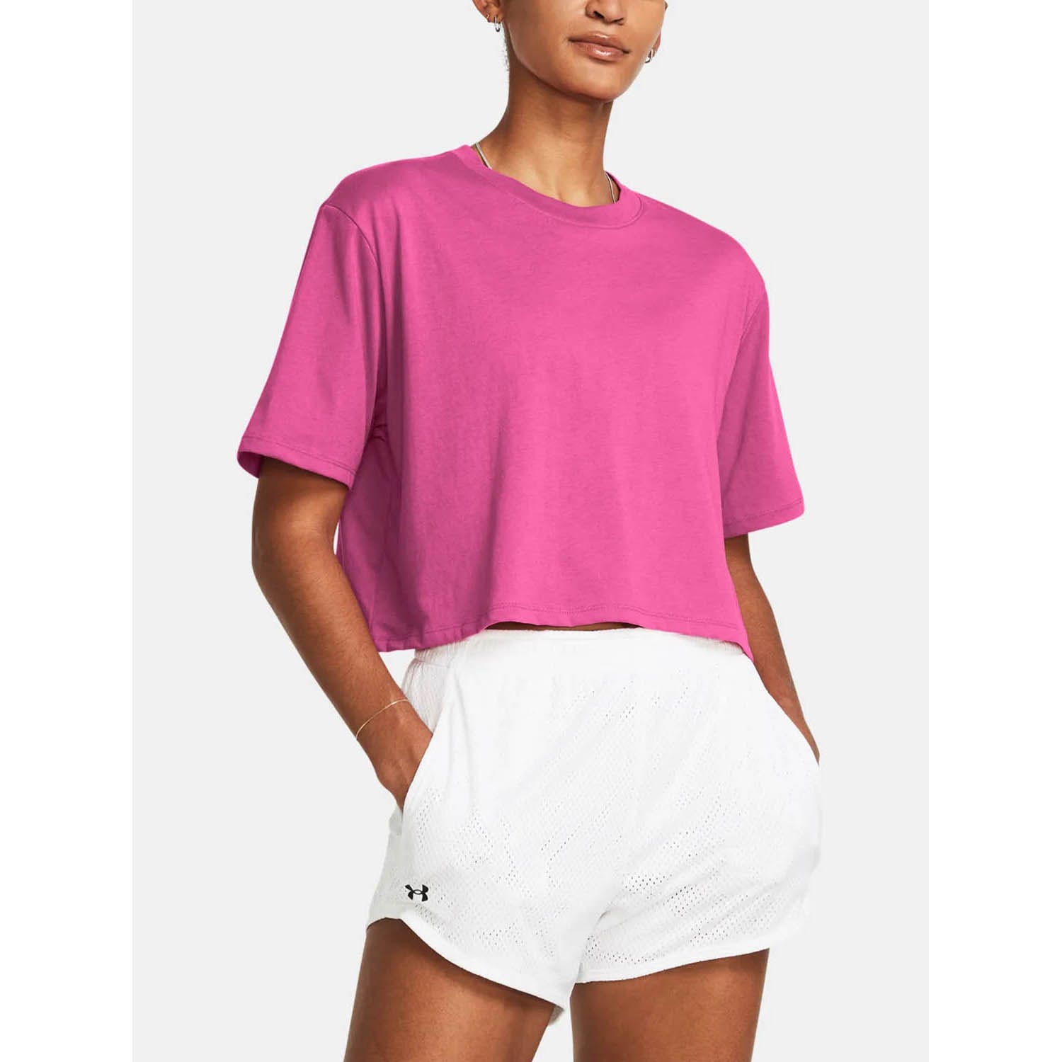 Under Armour  Campus Boxy Crop Short Sleeve