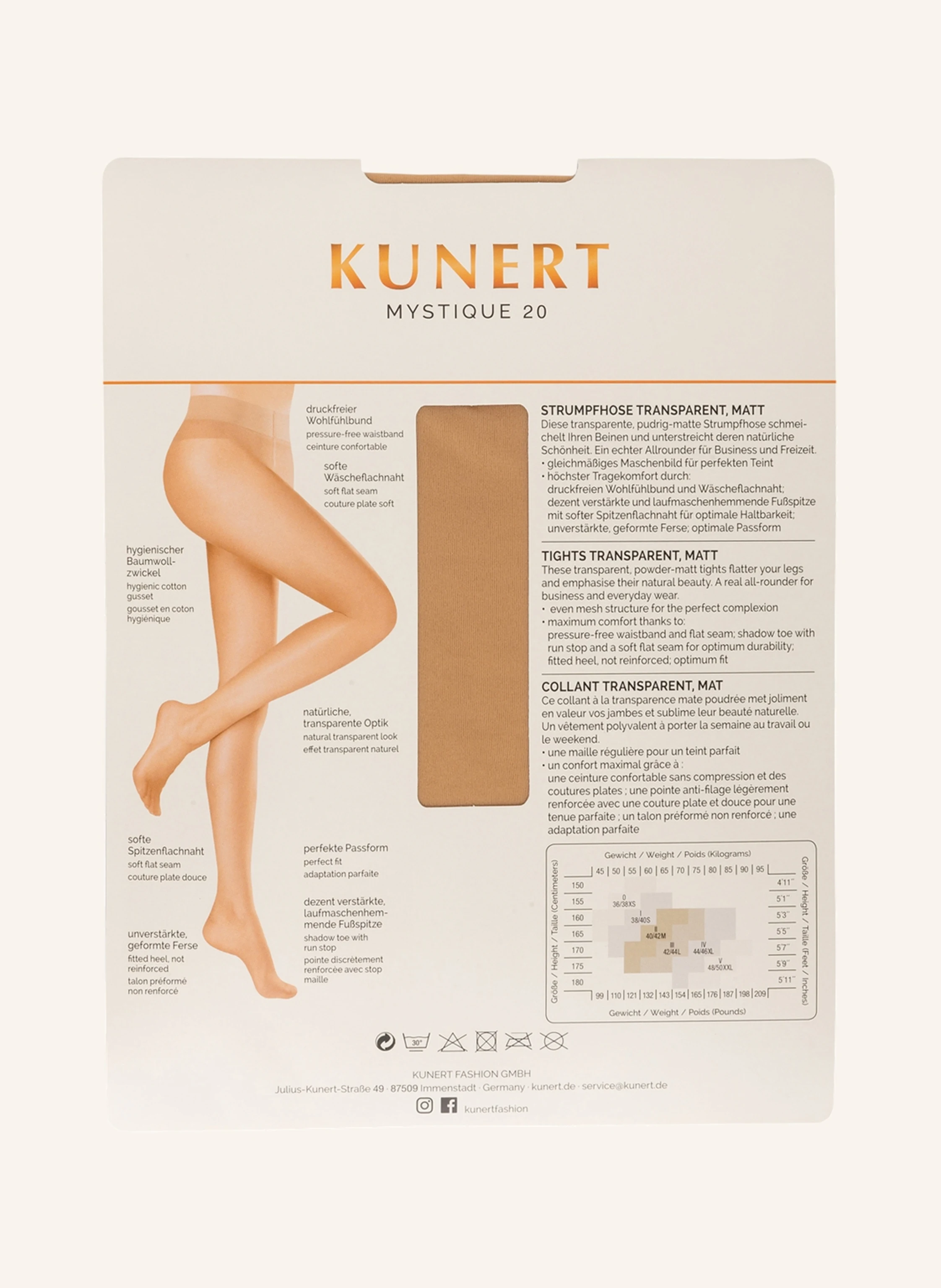 KUNERT Feinstrumpfhose MYSTIQUE