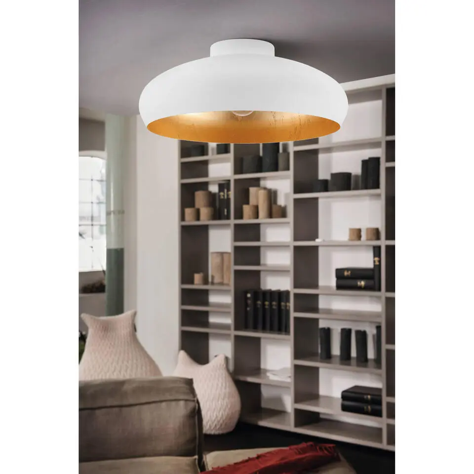 EGLOMoganoPlafondlamp-E27-Ø40cm-Wit/Goud