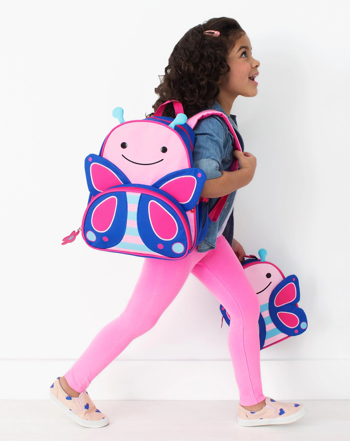 Rucksack ZOO - SCHMETTERLING (30x28x13) in bunt