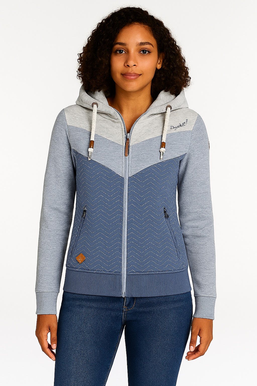 Ragwear Sweatjacke »TREGA ZIP O«, im Colorblocking-Design