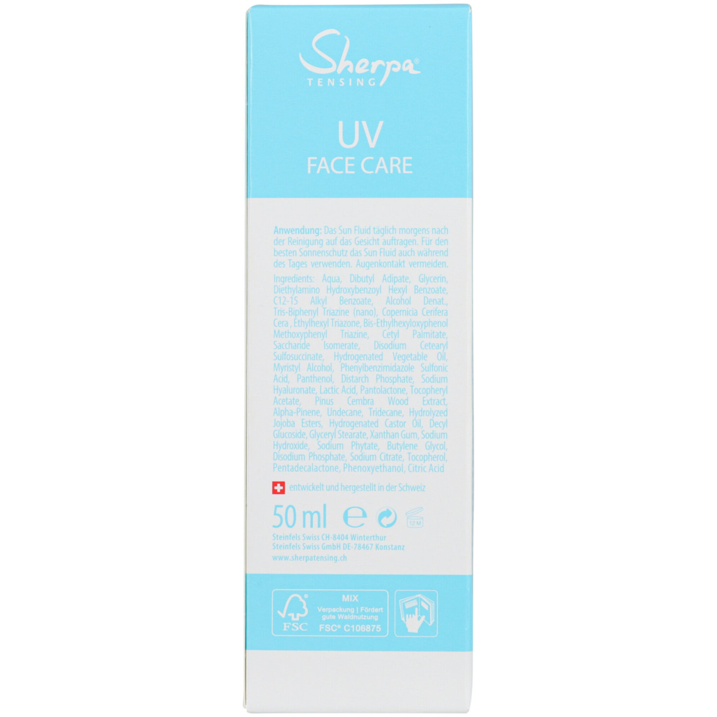 Sherpa Sun Fluid 48h Hydration SPF50