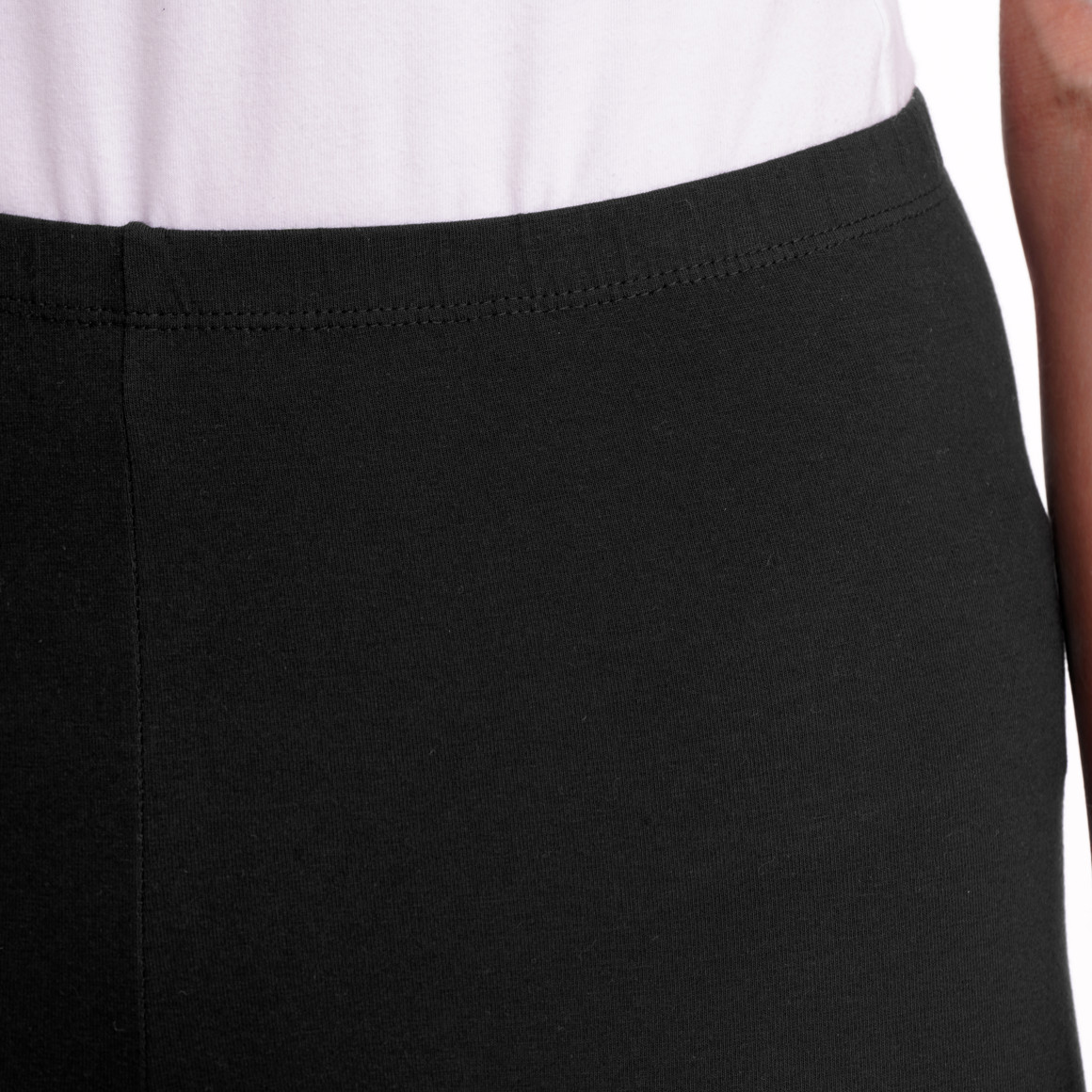 Famy 2 Damen Radler unifarben schwarz