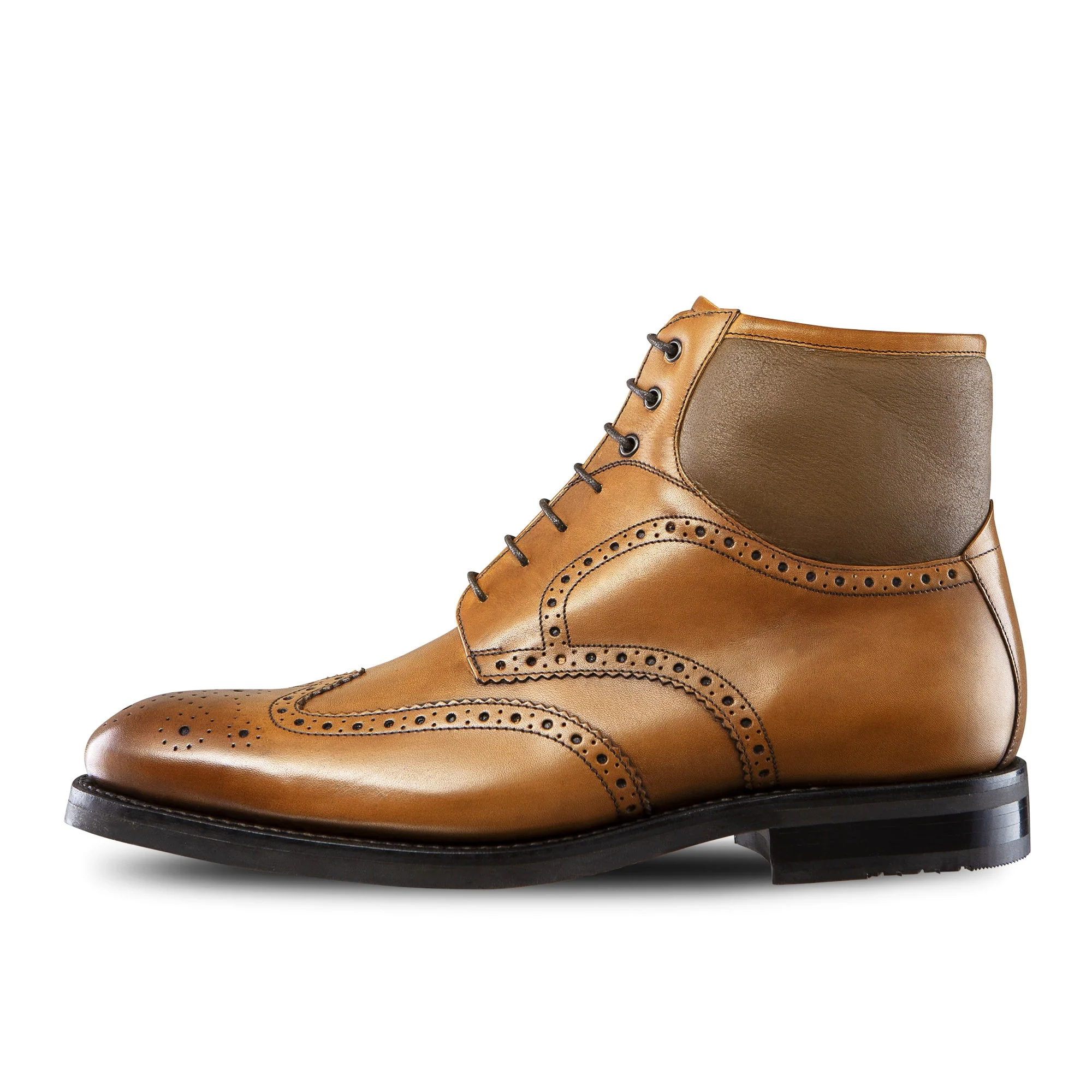 Bottines Brogue fourrées Taimyr 322 armagnac