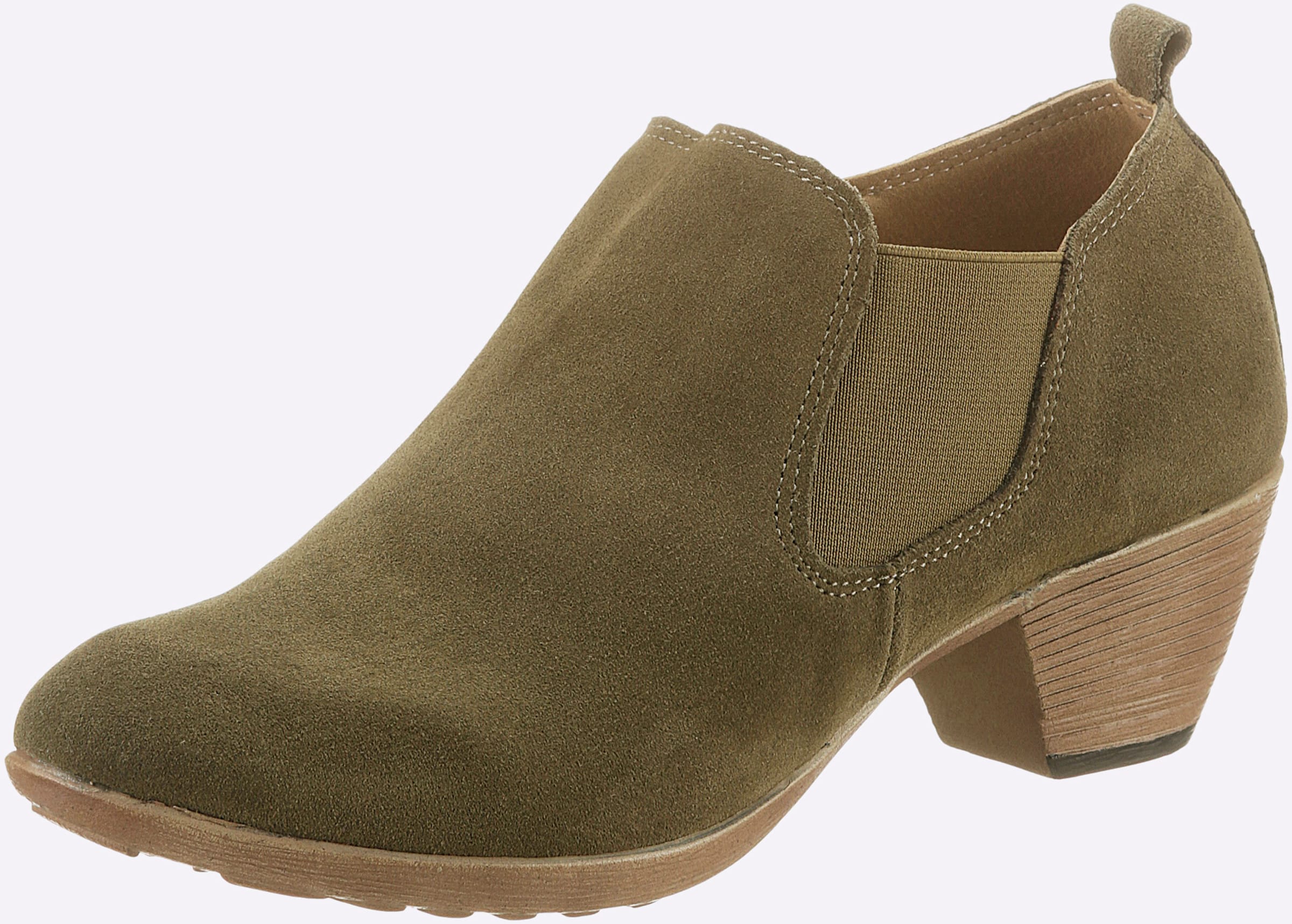 Andrea Conti Stiefelette in khaki
