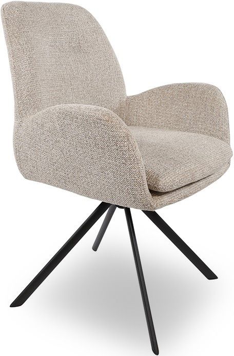 Eetkamerstoel Nature Charles B49 x D61 x H86 cm