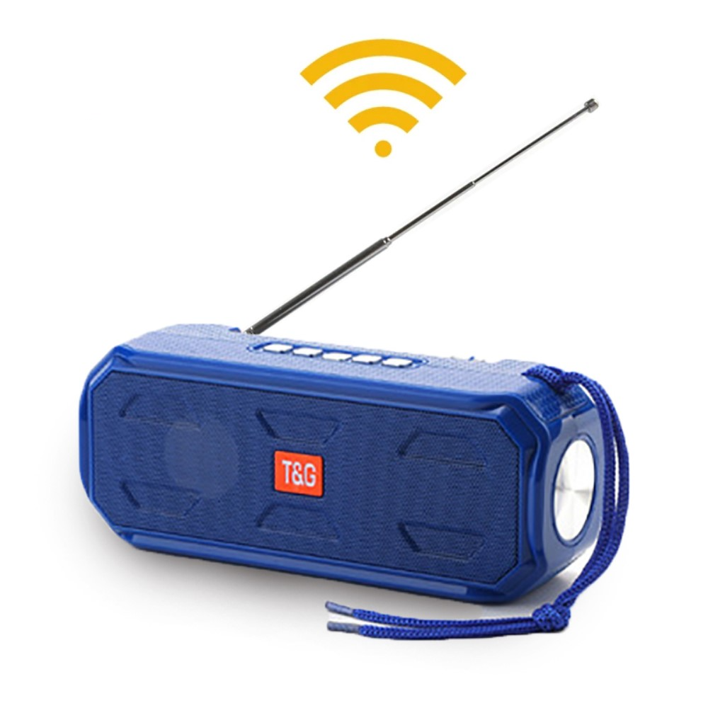 3in1 Bluetooth 5.0 Lautsprecher FM Radio Solar Powerbank 1200mAh   Taschenlampe (MicroSD Slot   Aux In) - Türkis