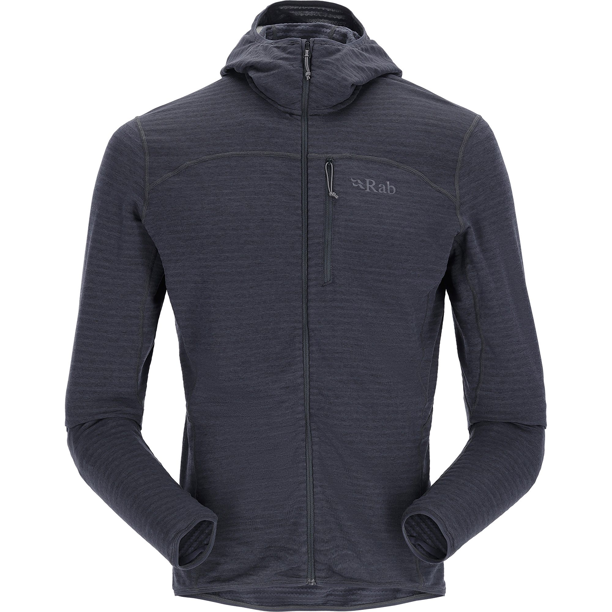 RAB Ascendor Light Hoody Midlayer Herren beluga