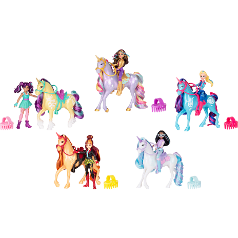 Unicorn Academy dukke og enhjørning - flere varianter - assorteret