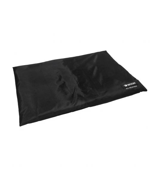 Wooff Benchmat All Weather Zwart - Hondenbenchkussen