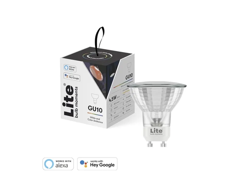 Lite Bulb Moments Light Bulb Moments - hvid og farvestemning (RGB) GU10 LED-pære - én pakke