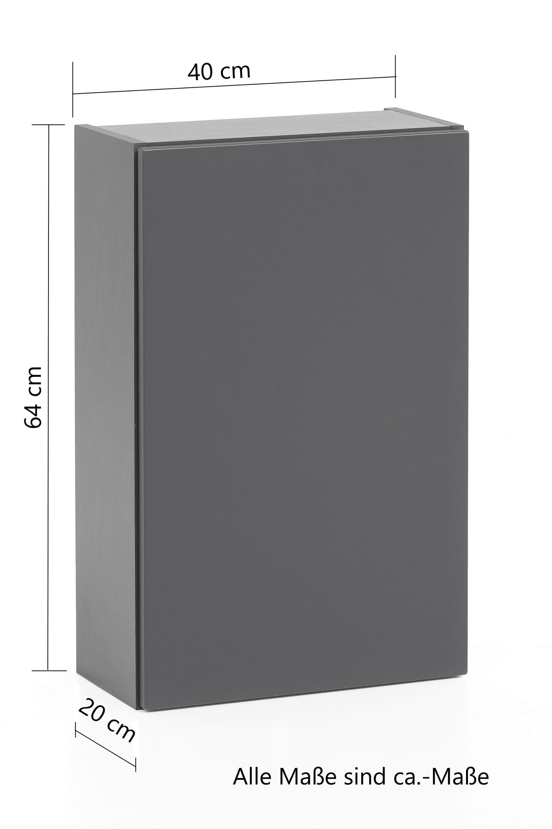 Hängeschrank Brügge Wotaneiche B/H/T 40x64x20 cm