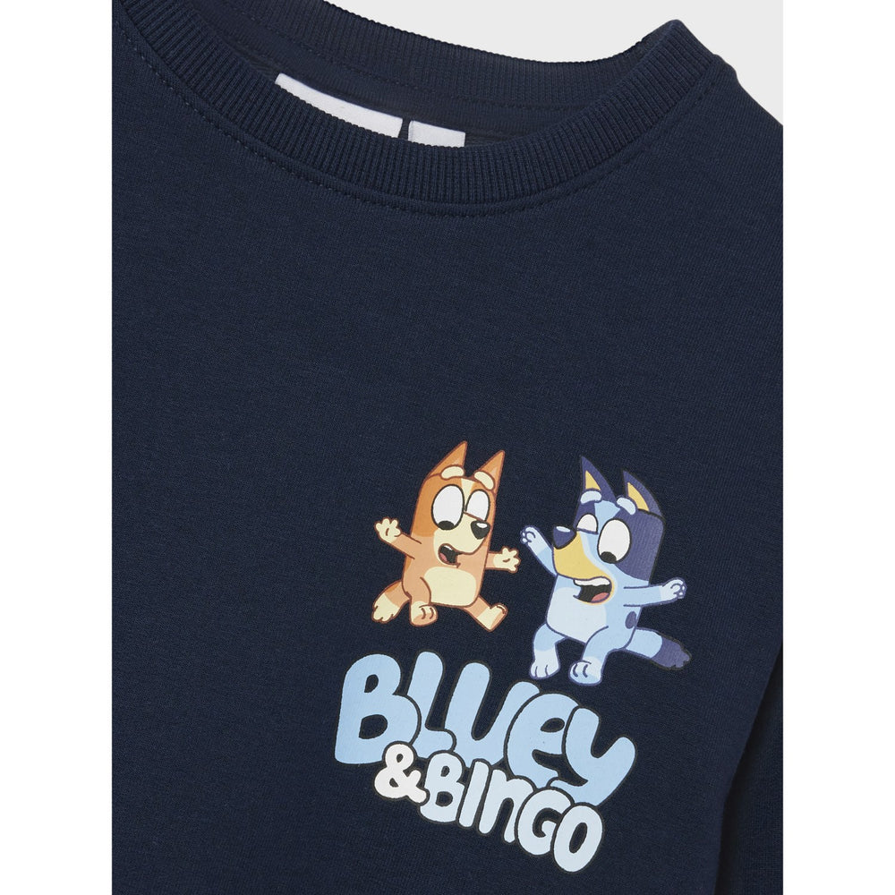 Køb Name It Navy Blazer Nuse Bluey Regular Sweatshirt