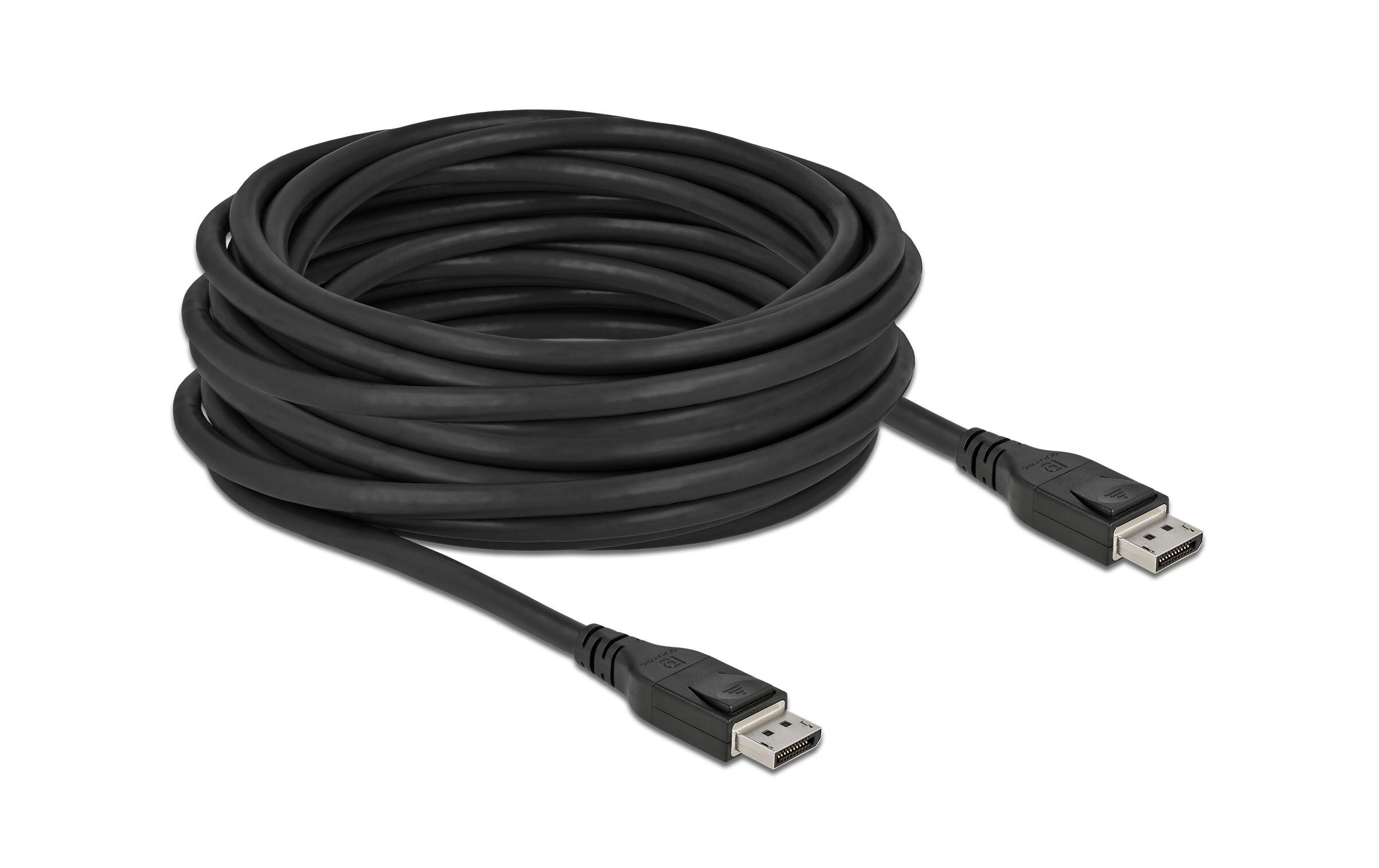Kabel Aktive 8k 60Hz DisplayPort - DisplayPort, 10 mDelock Aktives DisplayPort Kabel 8K 60 Hz 10 m