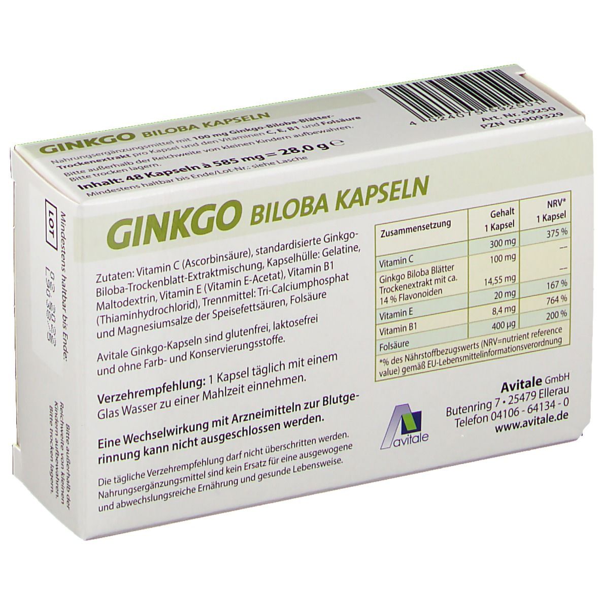 Avitale GINGKO-Biloba