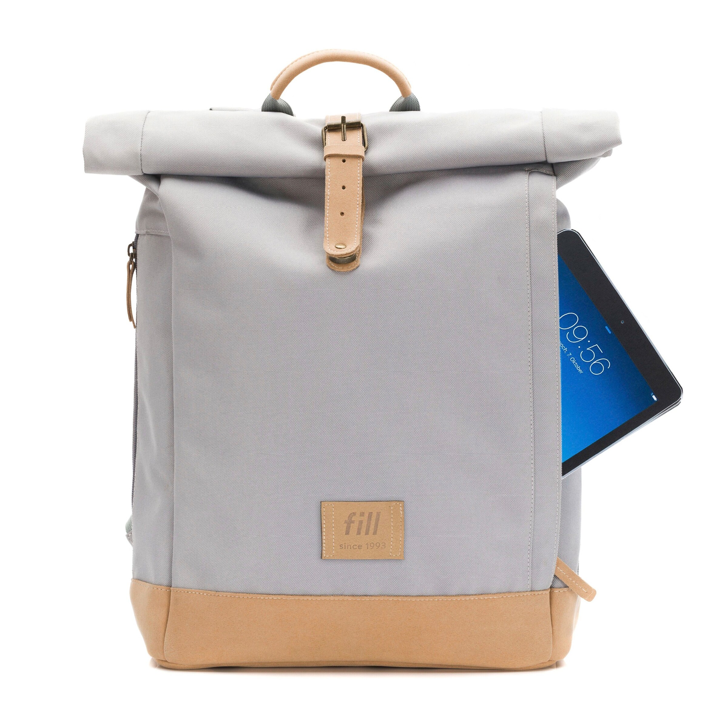 Fillikid Wickelrucksack Rolltop Berlin grey