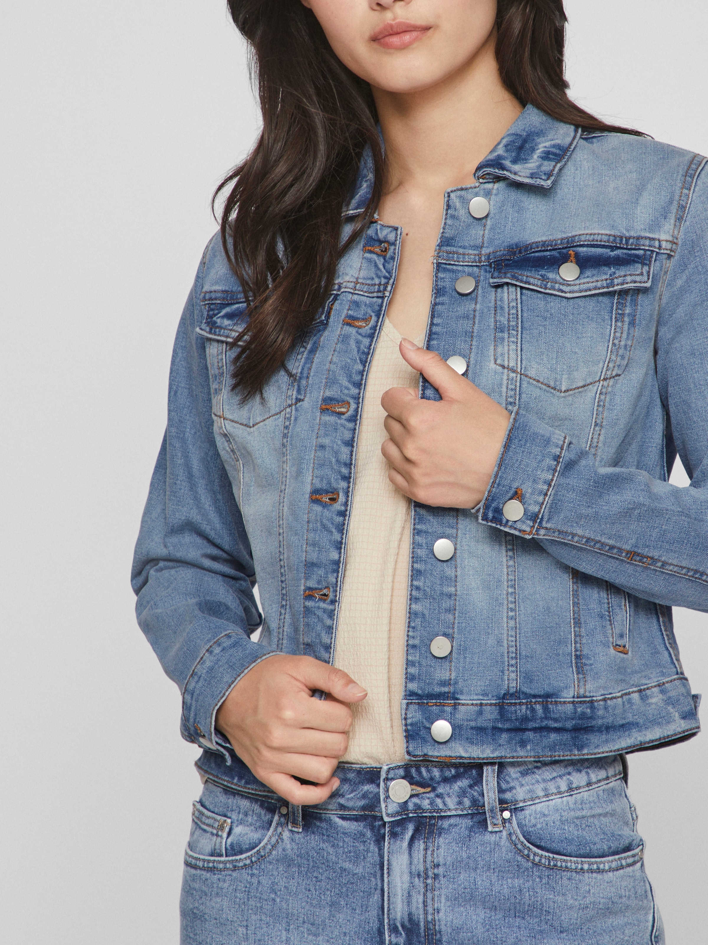 Vila Jeansjacke »VISHOW NEW L/S DENIM JACKET - NOOS«