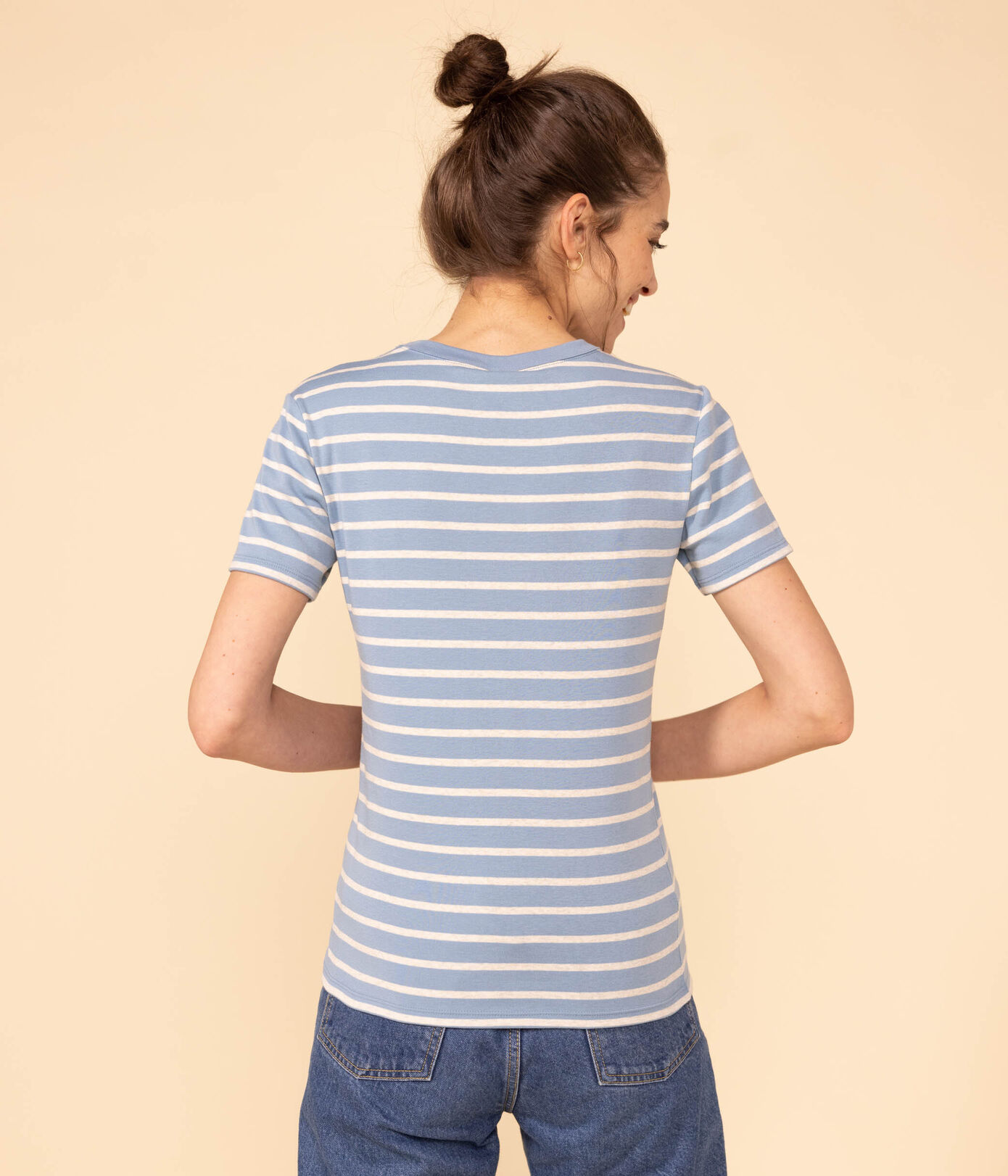 Tee-shirt L'ICONIQUE col rond en coton Femme