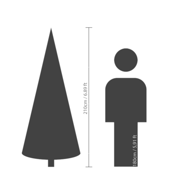 Everlands kunstkerstboom Grandis Fir 210 cm