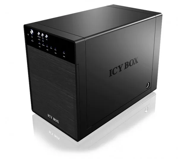 ICY BOX IB-3640SU3 - Harddisk-array - 4 bays (SATA-600) - HDD 0 - SATA 3Gb/s, USB 3.0 (ekstern)