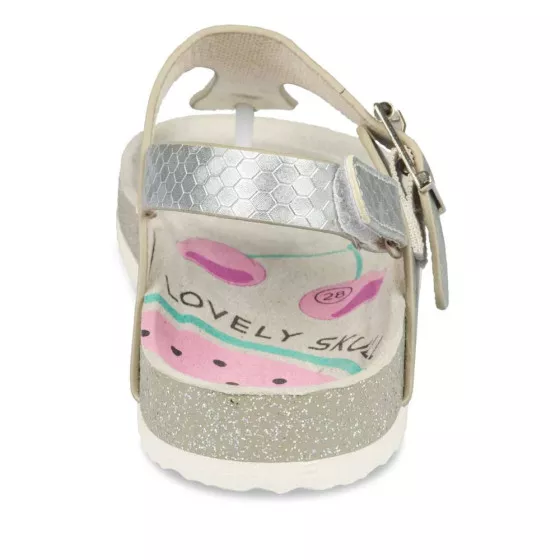 Sandales ARGENT LOVELY SKULL