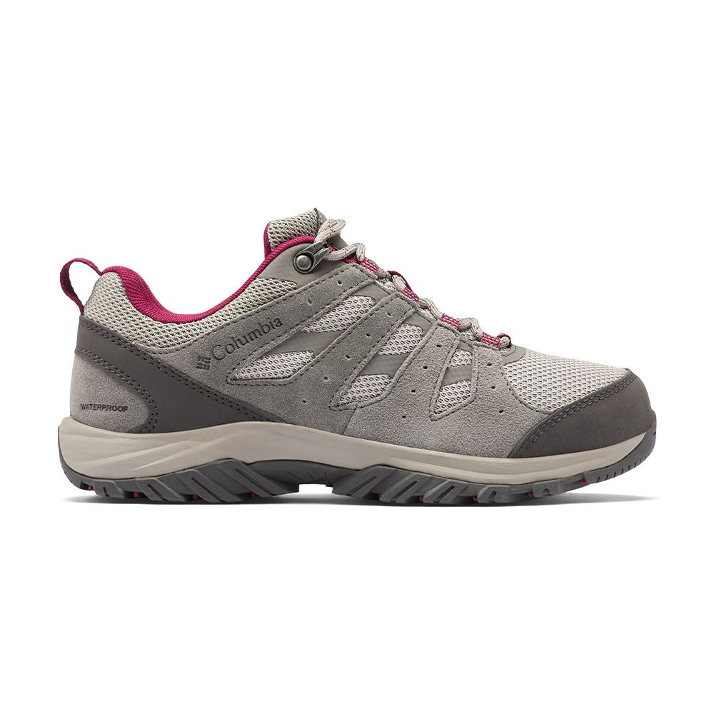 Columbia REDMOND III WP - Chaussures randonné Femme ti titanium/red onion