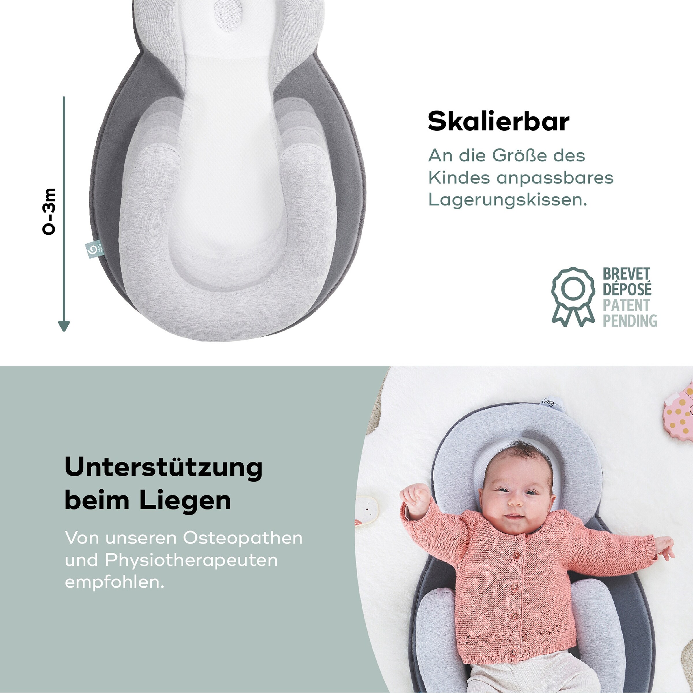Babymoov Babystütze Cosydream Smokey