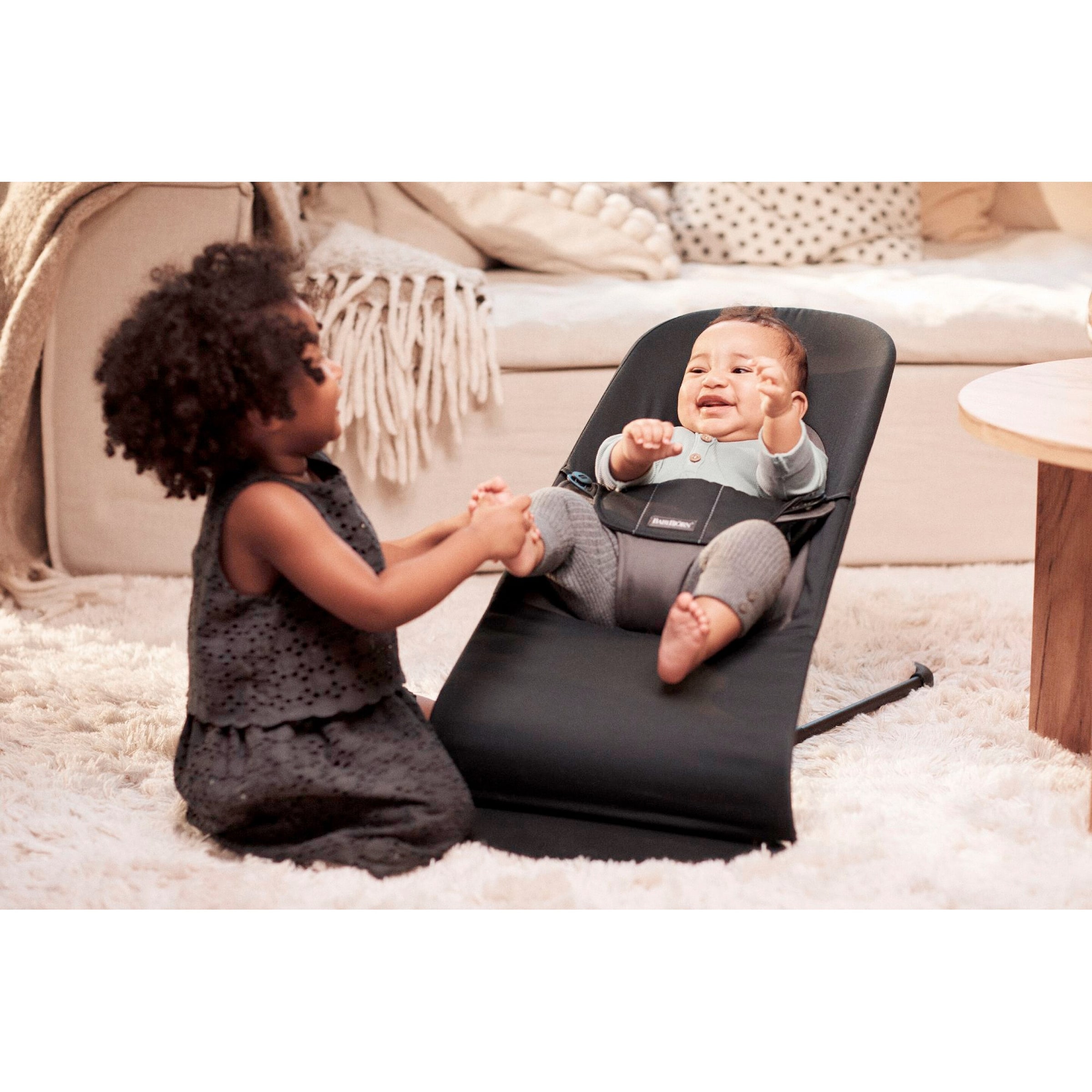 BabyBjörn Babywippe Balance Soft schwarz