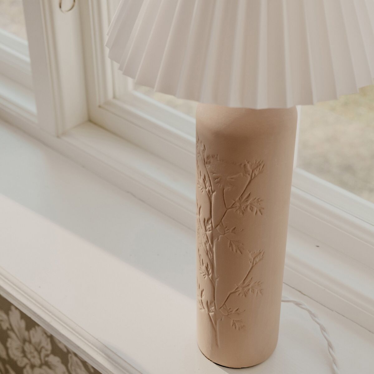 Flora Mud bordlampe, 46 cm
