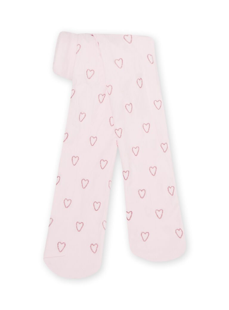 Collant rose clair enfant fille