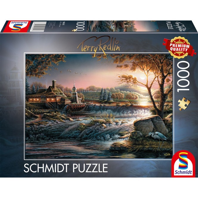 Puzzle - Terry Redlin - Lichter in der Wildnis - 1000 Teile