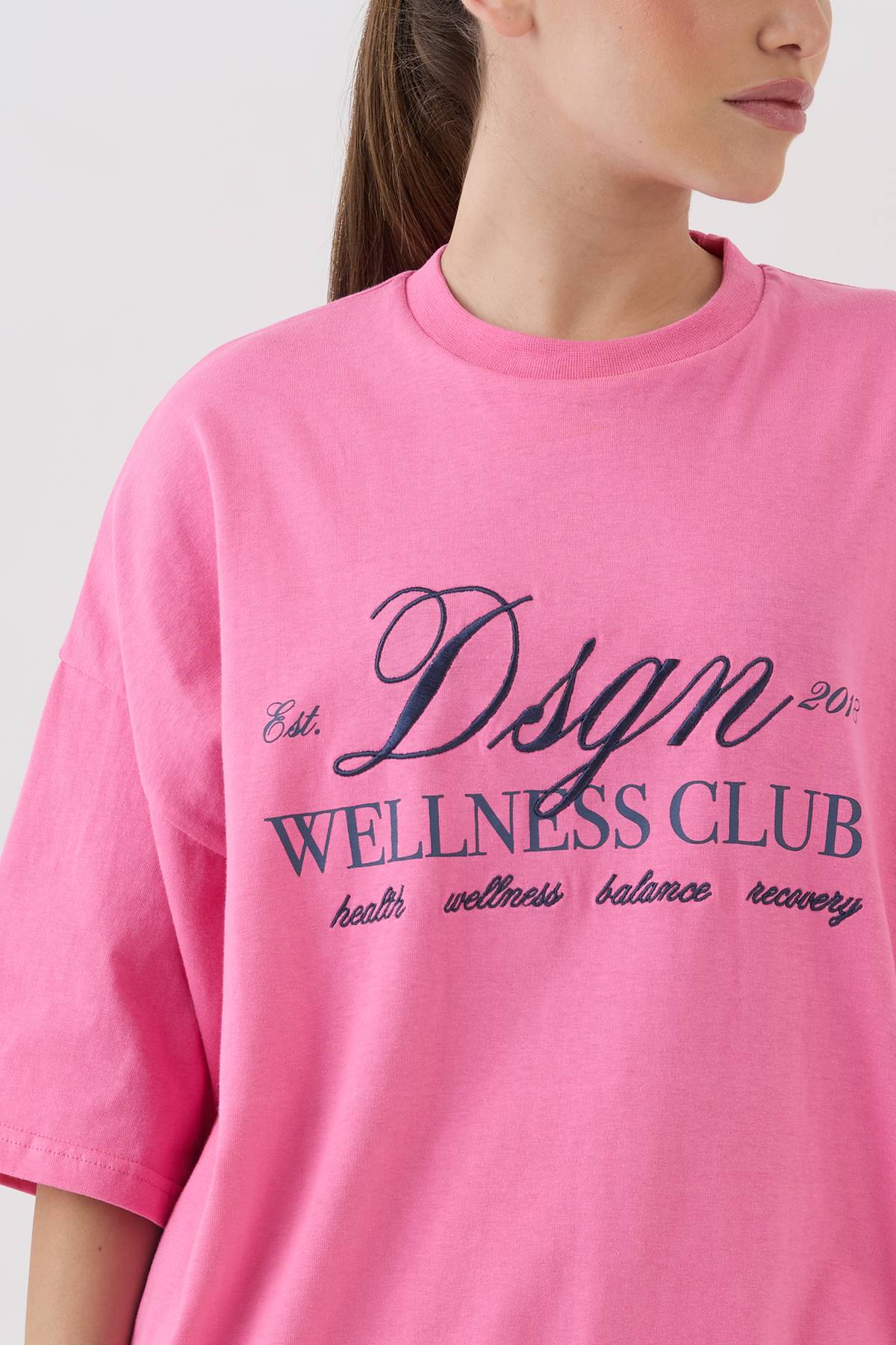 T-shirt Oversize Dsgn Studio Wellness Club